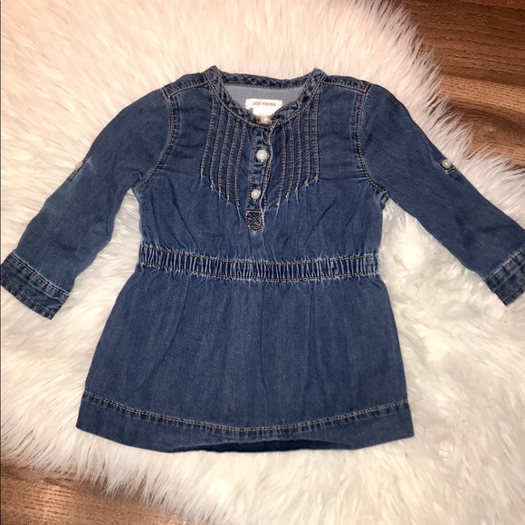 Baby Girl Denim Dress - 6-12mos - Picture 1 of 3